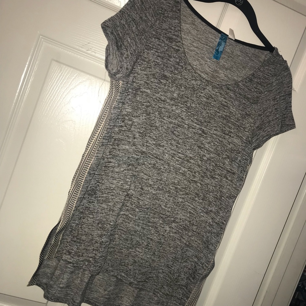 Fun Black and White Francesca’s Blouse